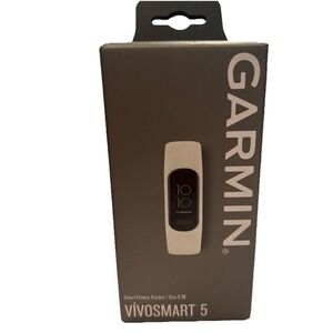 Garmin Vívosmart 5 White Band Size S/M Fitness Tracker Smartwatch 010-02645-01